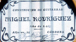 86 Miguel Rodriguez Label