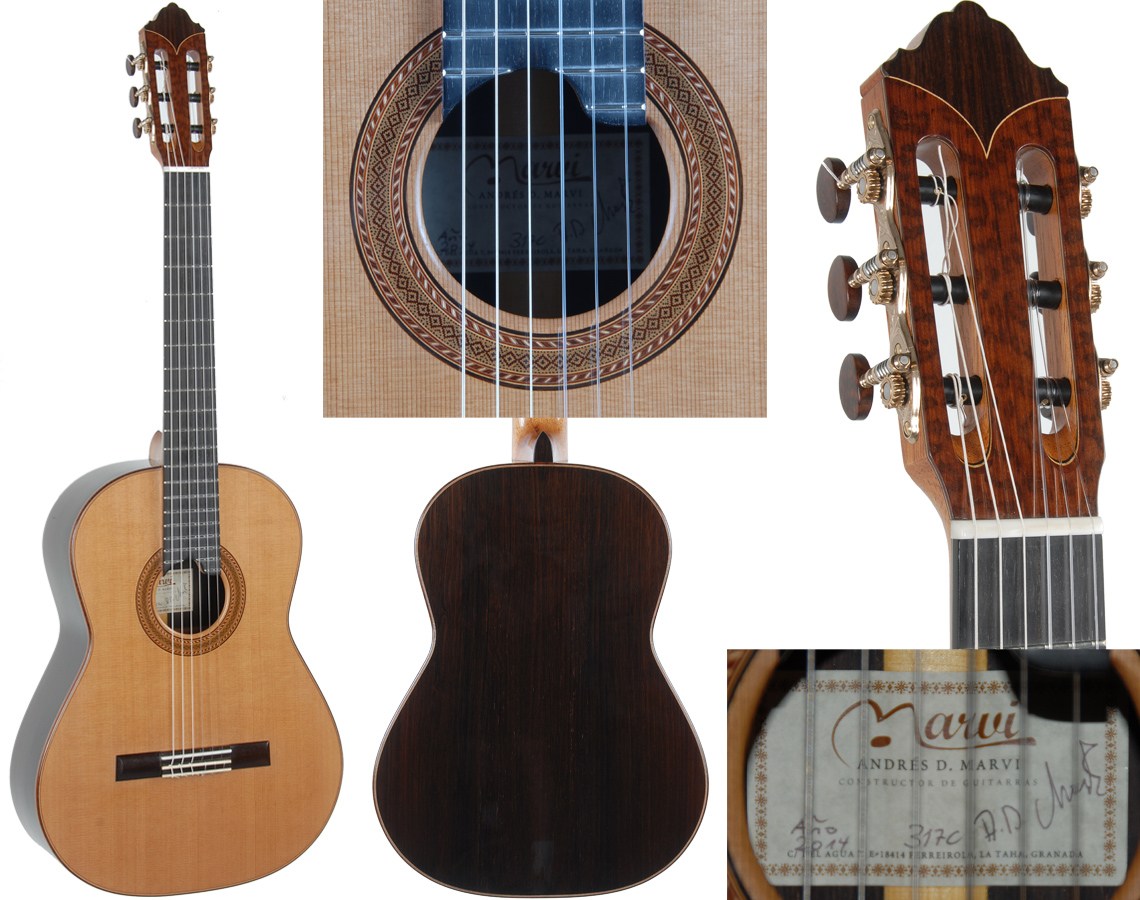 Custom order an Andres Marvi guitar