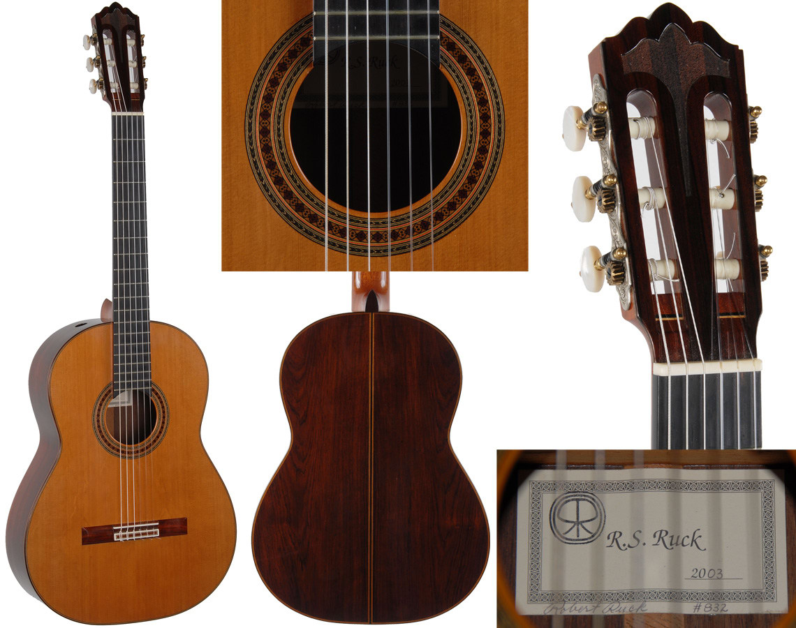 2003 Robert Ruck Cedar/Fan braced solid top