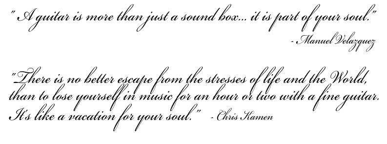 quote | Classic Guitars International finest Classical guitars ...